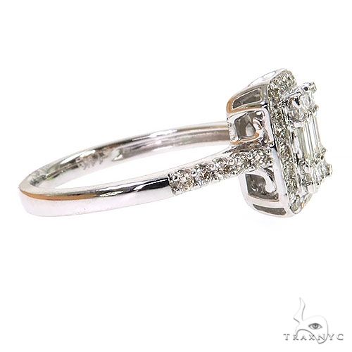 Baguette Diamond Engagement Ring 68624 - Image 3