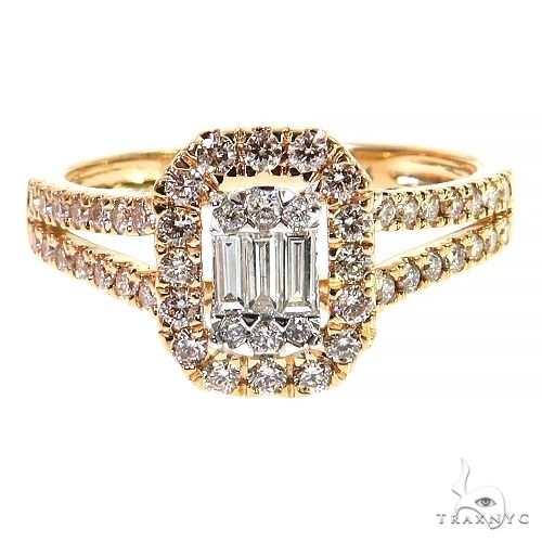 Baguette Diamond Engagement Ring 68761 - Image 1
