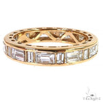 Baguette Diamond Eternity Wedding Ring Band 69135 - Image 1