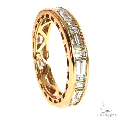 Baguette Diamond Eternity Wedding Ring Band 69135 - Image 2
