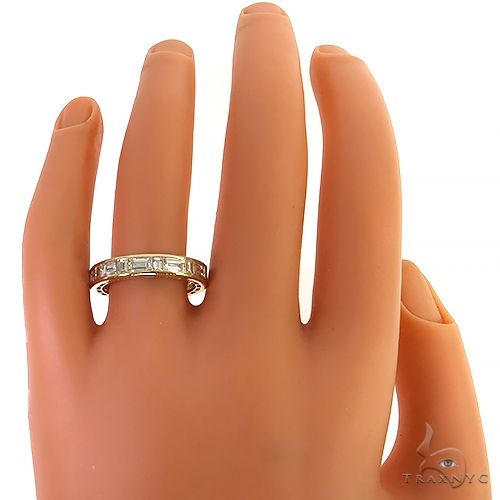 Baguette Diamond Eternity Wedding Ring Band 69135 - Image 5