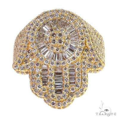 Baguette Diamond Hamza Ring 68798 - Image 1