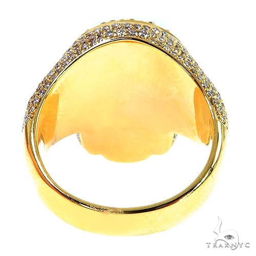 Baguette Diamond Hamza Ring 68798 - Image 4