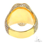 Baguette Diamond Mouth Tongue Ring 68796 - Image 4