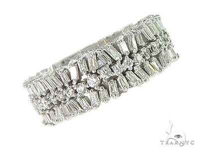 Baguette and Round Diamond Eternity Ring 66307 - Image 1