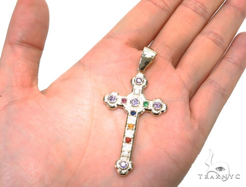 Basilica Diamond Gemstone Cross Crucifix 40809 - Image 6