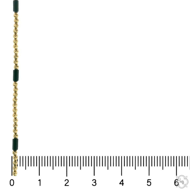 Beaded Gold Bracelet 70729 - Image 6