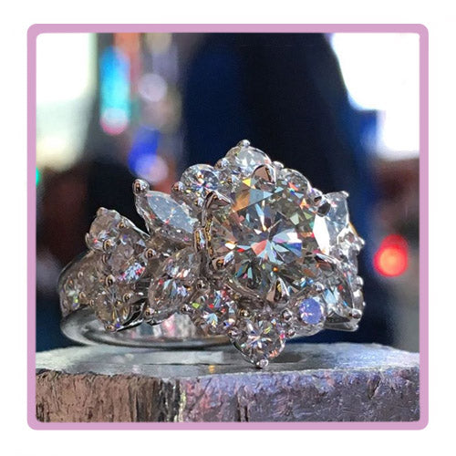 Diamond Engagement Ring 49495 - Image 3