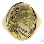 Benjamin Franklin Gold Ring 49780 - Image 2
