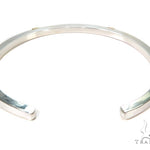 Bezel Diamond Bangle Bracelet 37321 - Image 5