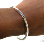 Bezel Diamond Bangle Bracelet 37321 - Image 8