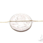 Bezel Diamond Button Necklace 34946 - Image 7