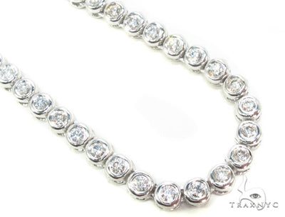 Bezel Diamond Chain 28 Inches 5mm   34969 - Image 1