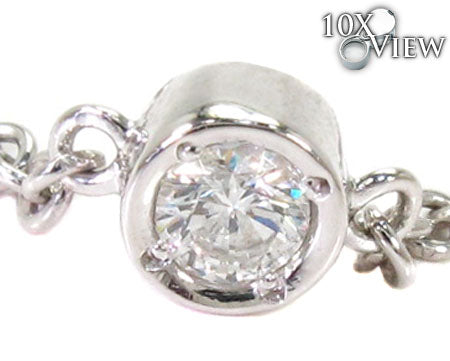 Bezel Diamond Chain Ring 27074 - Image 3