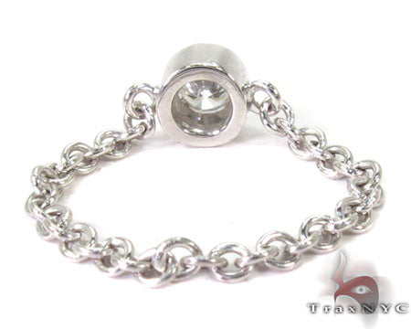 Bezel Diamond Chain Ring 27074 - Image 6