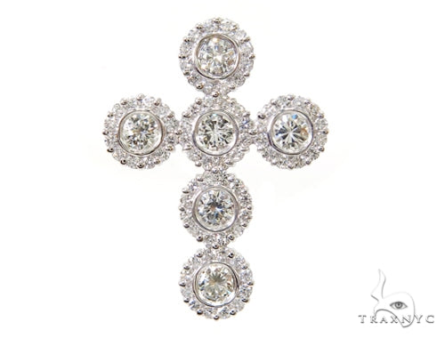 Bezel Diamond Cross Crucifix 40797 - Image 1