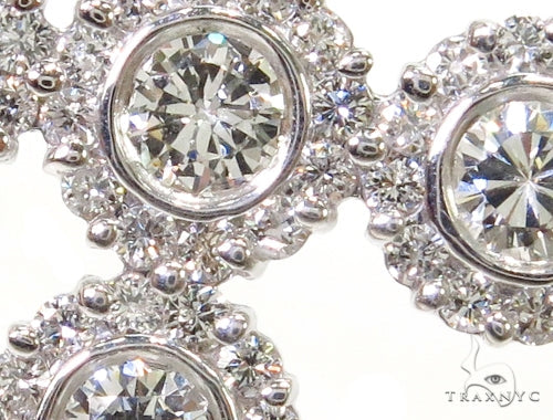 Bezel Diamond Cross Crucifix 40797 - Image 3