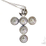 Bezel Diamond Cross Crucifix 40797 - Image 4