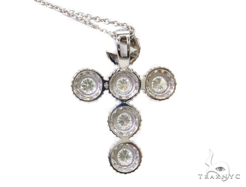 Bezel Diamond Cross Crucifix 40797 - Image 4