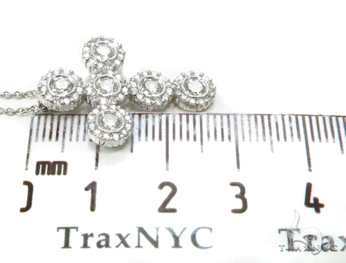 Bezel Diamond Cross Crucifix 40797 - Image 9