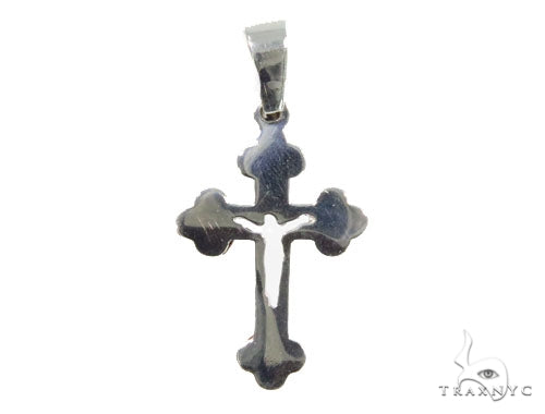 Bezel Diamond Cross Crucifix 44518 - Image 4