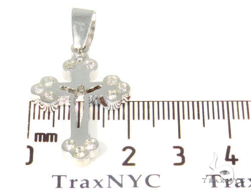 Bezel Diamond Cross Crucifix 44518 - Image 6