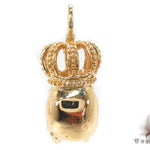 Bezel Diamond Crown Skull Pendant 34380 - Image 6