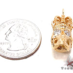 Bezel Diamond Crown Skull Pendant 34380 - Image 7