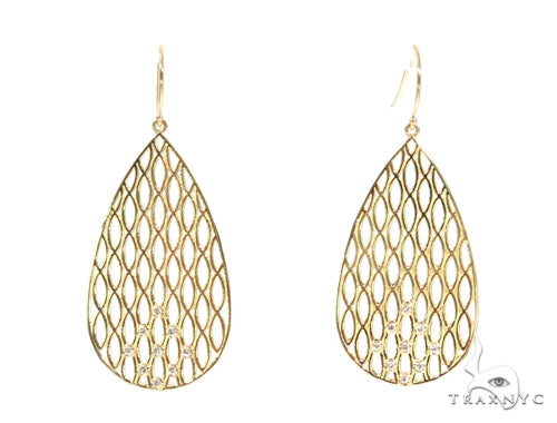 Bezel Diamond Earrings 44534 - Image 1