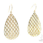 Bezel Diamond Earrings 44534 - Image 2