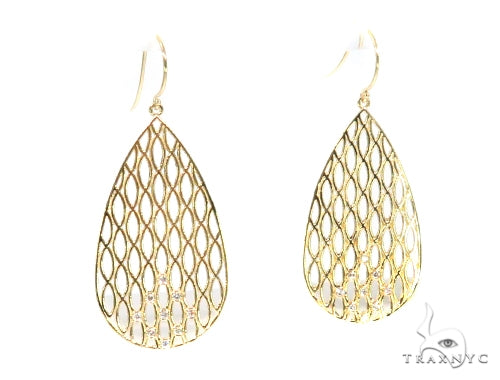 Bezel Diamond Earrings 44534 - Image 2