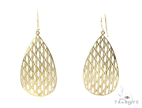 Bezel Diamond Earrings 44534 - Image 4