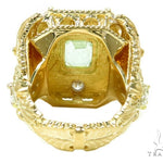 Bezel Diamond Emerald Angel Ring 39843 - Image 5