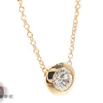 Bezel Diamond Necklace 33414 - Image 2