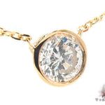 Bezel Diamond Necklace 34422 - Image 3