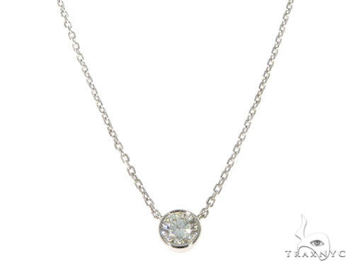 Bezel Diamond Necklace 45416 - Image 1