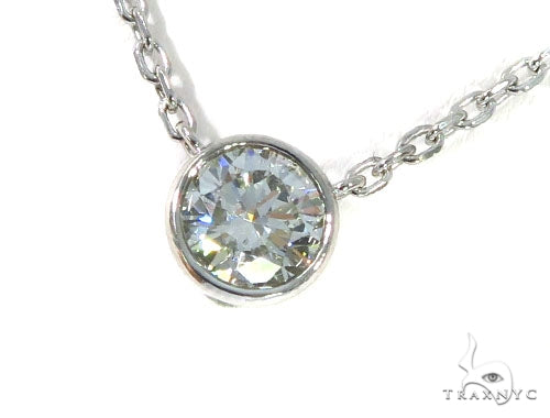 Bezel Diamond Necklace 45416 - Image 3