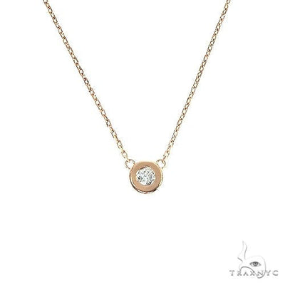 Bezel Diamond Necklace 66679 - Image 1