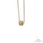 Bezel Diamond Necklace 66679 - Image 3