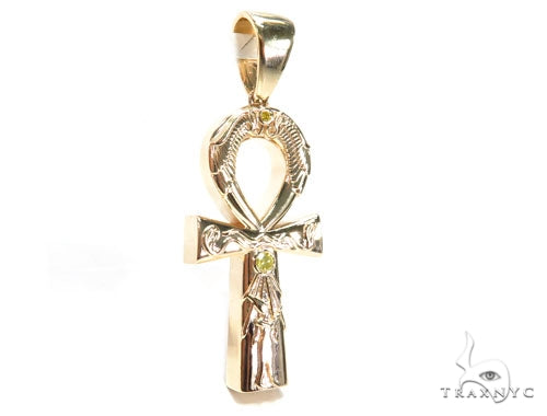 Egyptian Cross Crucifix Ankh Pendant  41214 - Image 2