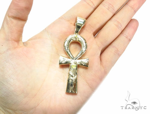 Egyptian Cross Crucifix Ankh Pendant  41214 - Image 7