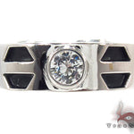 Bezel Diamond Pinky Ring 34390 - Image 2