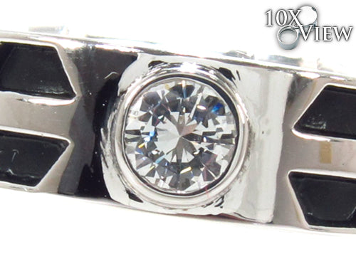 Bezel Diamond Pinky Ring 34390 - Image 3