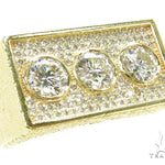 Bezel Custom Diamond Pinky Ring 36937 - Image 4