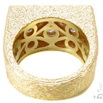 Bezel Custom Diamond Pinky Ring 36937 - Image 6