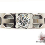 Bezel Diamond Platinum Ring 32218 - Image 2