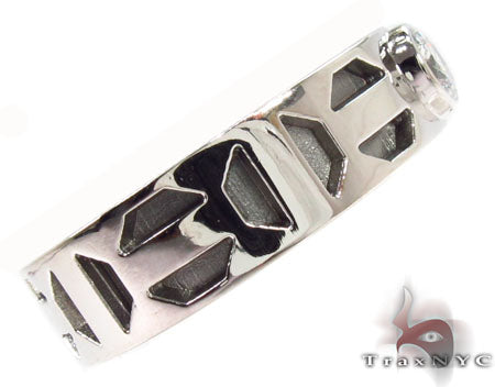 Bezel Diamond Platinum Ring 32218 - Image 4