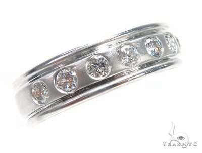 Bezel Diamond Wedding Band 41213 - Image 1