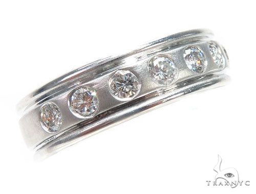 Bezel Diamond Wedding Band 41213 - Image 1