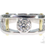 Bezel Diamond Wedding Ring 44895 - Image 2